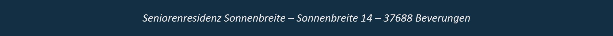 Banner Sonnenbreite